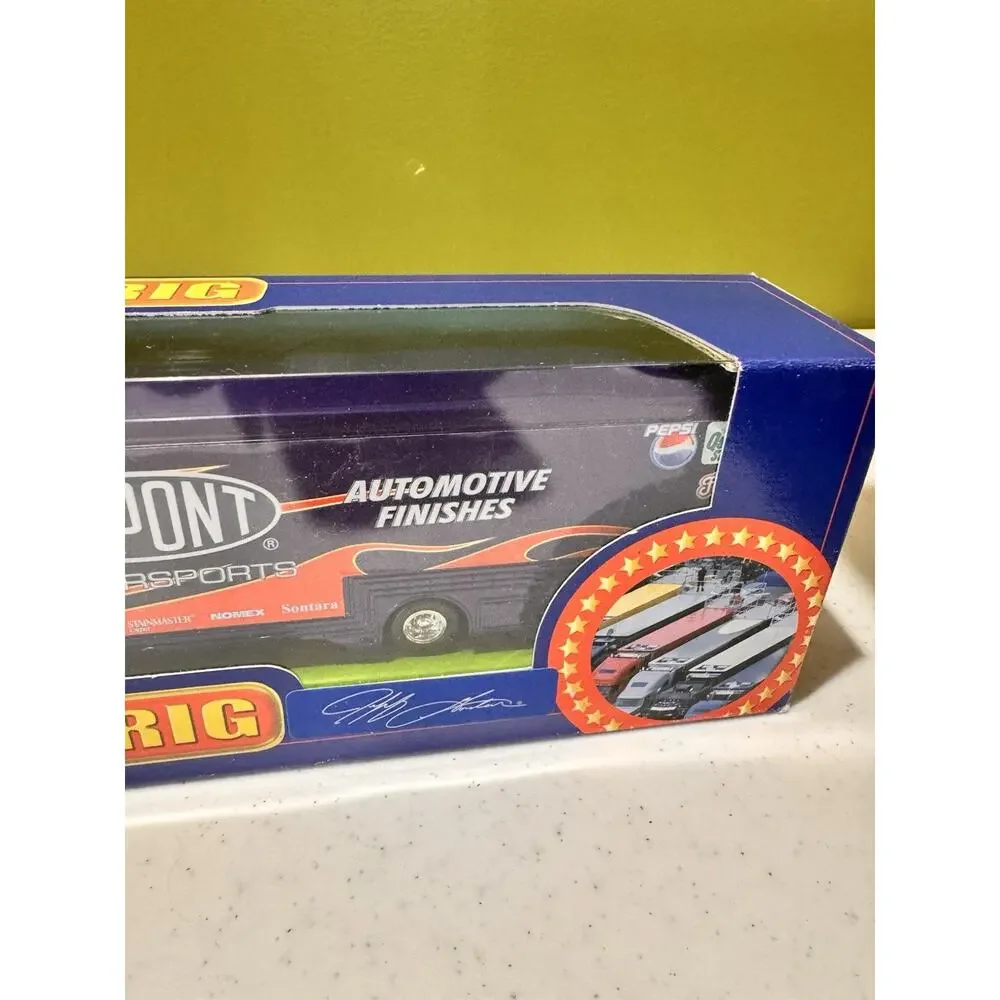 Vtg Nascar Winners Circle Jeff Gordon #24 Dupont Trailer‎ Rig 1:64 Red Flames